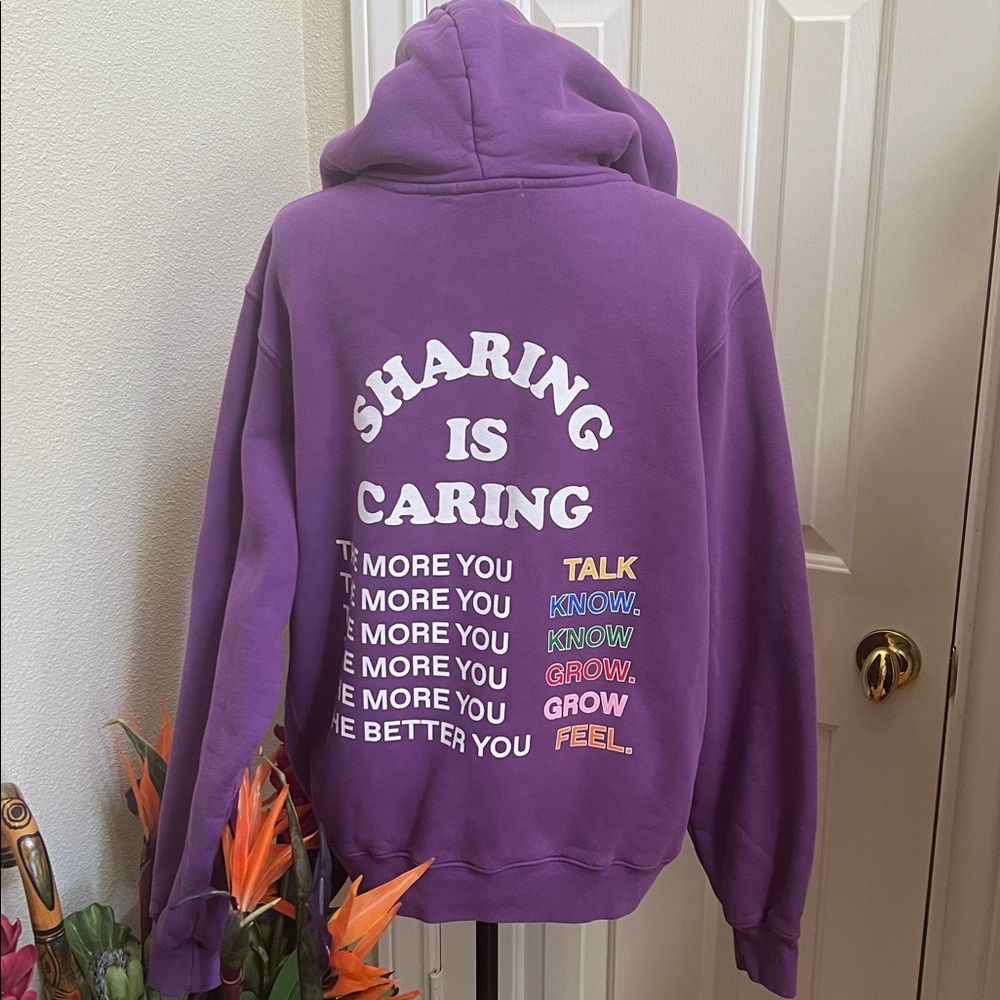 Madhappy Local Optimist Hotline Purple Hoodie - Picture 5 of 11